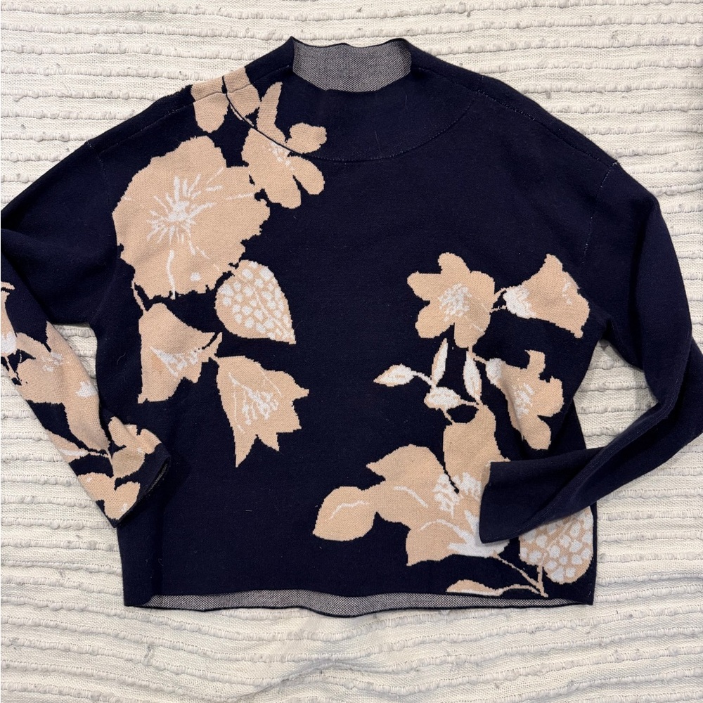 Anthropologie Maeve Carys Jo Faulkner Mock Neck Sweater - Picture 3 of 5